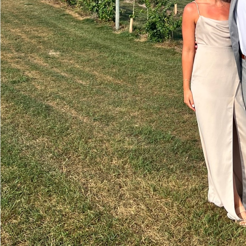 BHLDN Champagne bridesmaid dress- size 6